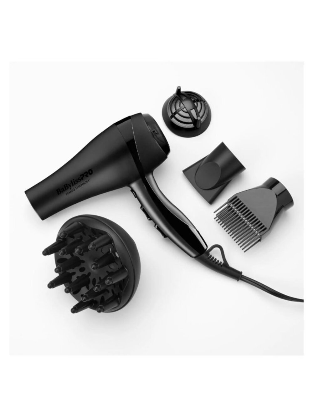 Professional Ionic 2000W Hair Dryer with Concentrator Nozzle